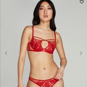 Agent provocateur NWT delmelza red bra